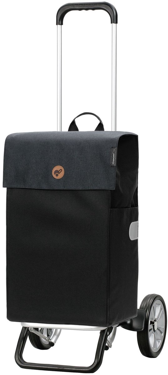 Andersen Shopper Alu Star Shopper Hera Winkelwagen 57 cm - 45 L - schwarz