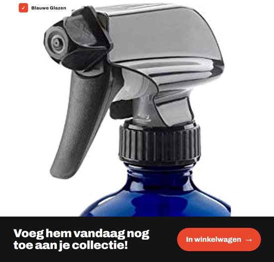 Dailygoods- Spuitfles 500 ml - Navulbare Glazen Boston-fles - Verstuiver voor Aromatherapie - Essentiële Oliën - Planten - Schoonheidsverzorging van Dailygoods — afbeelding 5