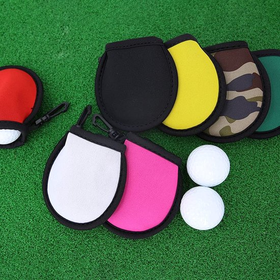 Set van 3 Draagbare Golfbal Reinigingspockets met Clip — afbeelding 4
