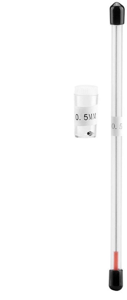 Dailygoods- Airbrush Accessoires Hoogwaardig - Vervangende Spuitmonden - Naalden - Opbergdoos - 0,2/0,3/0,5 mm - Roestvrij Staal - Spuitpistool