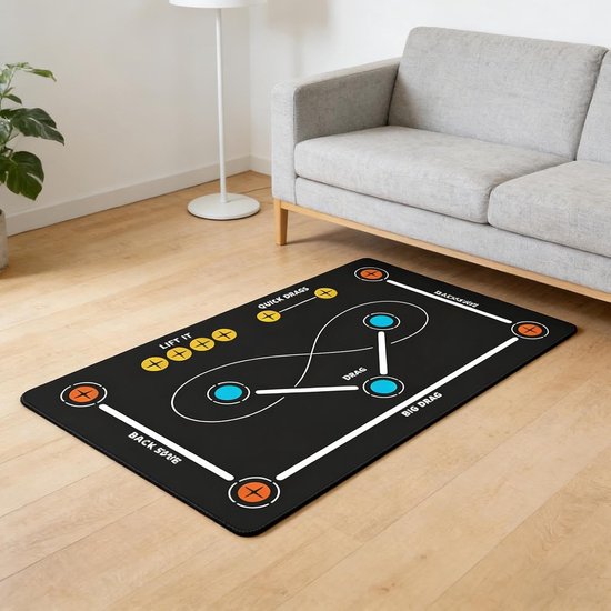 Sport Trainingsmatten - Hockey Oefenmat - Balvaardigheden Verbeteren - Geluidloos Wendbaar - 80 x 120 cm - Niet gespecificeerd van Merkloos — afbeelding 2