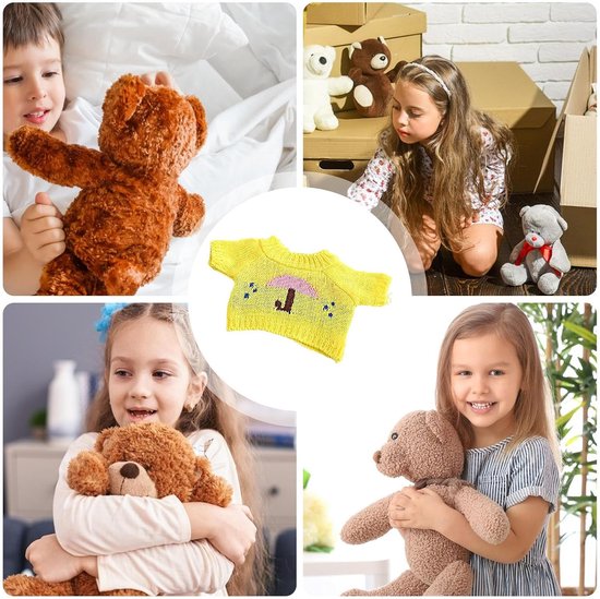 Knuffel Kleding - Poppen Outfit - Speelgoed Aankleden - Zachte Polyester Stof - Past 20-25cm — afbeelding 5