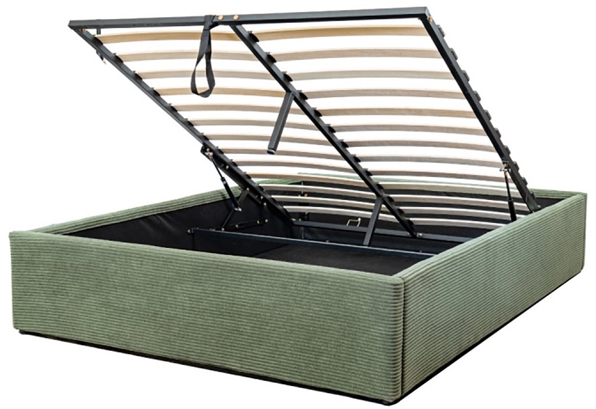 CALICOSY - Opbergbed 140x190 cm bekleed met fluweel - ROMY