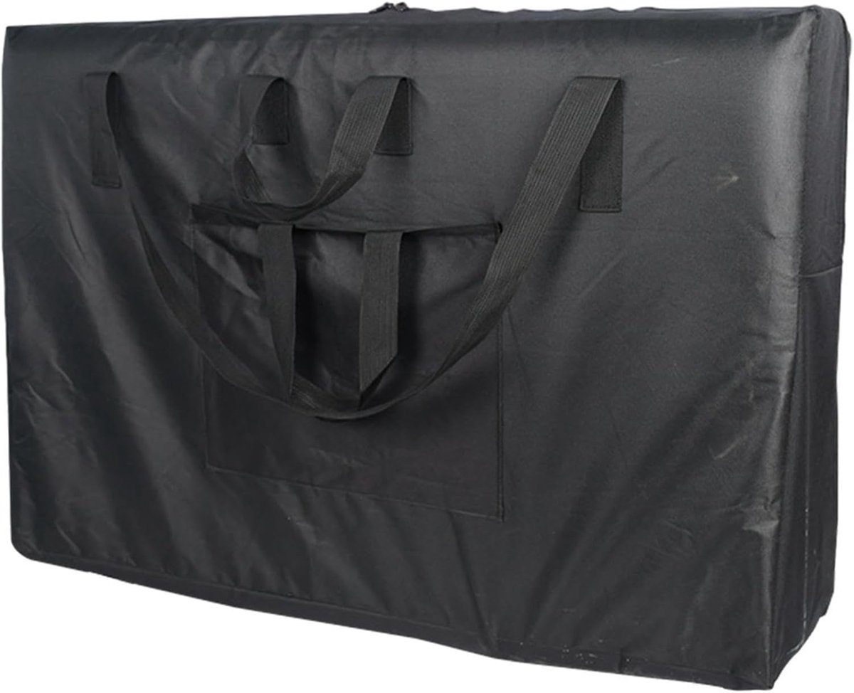 Draagtas Massagetafel - Opbergtas Transporthoes - Veilig Transport - Waterdicht Oxford-materiaal - 180 cm - Zwart
