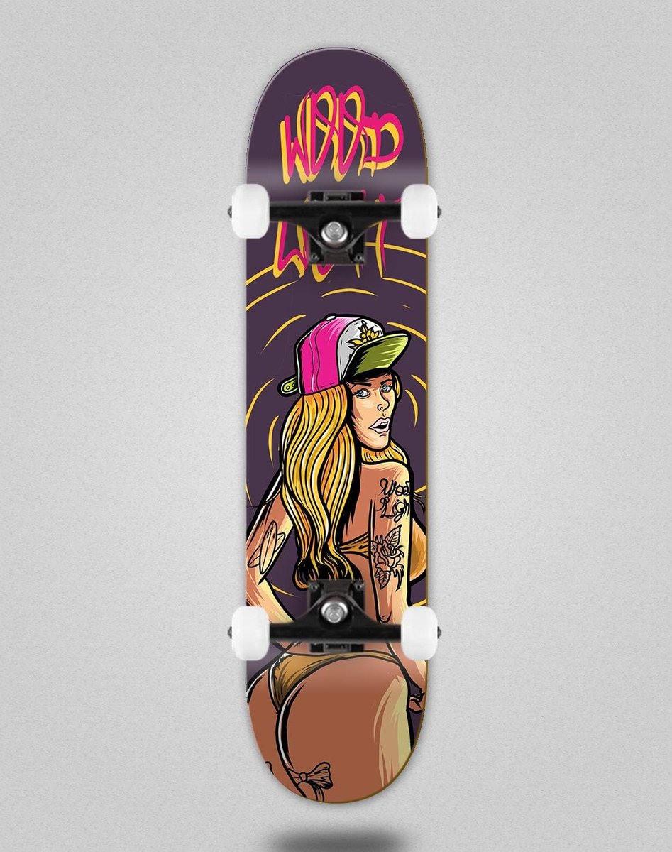 Skateboard Compleet Skateplank Set Buiten Sporten Hout Constructie 8.5 Inch Meerdere Kleuren
