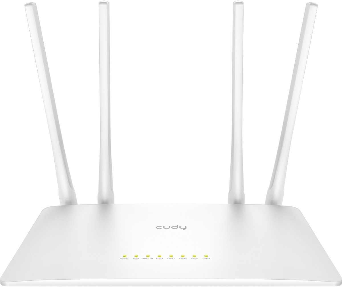Cudy WR300S - N300 WiFi Router - 300 Mbps - 5× Fast Ethernet - 2.4 GHz