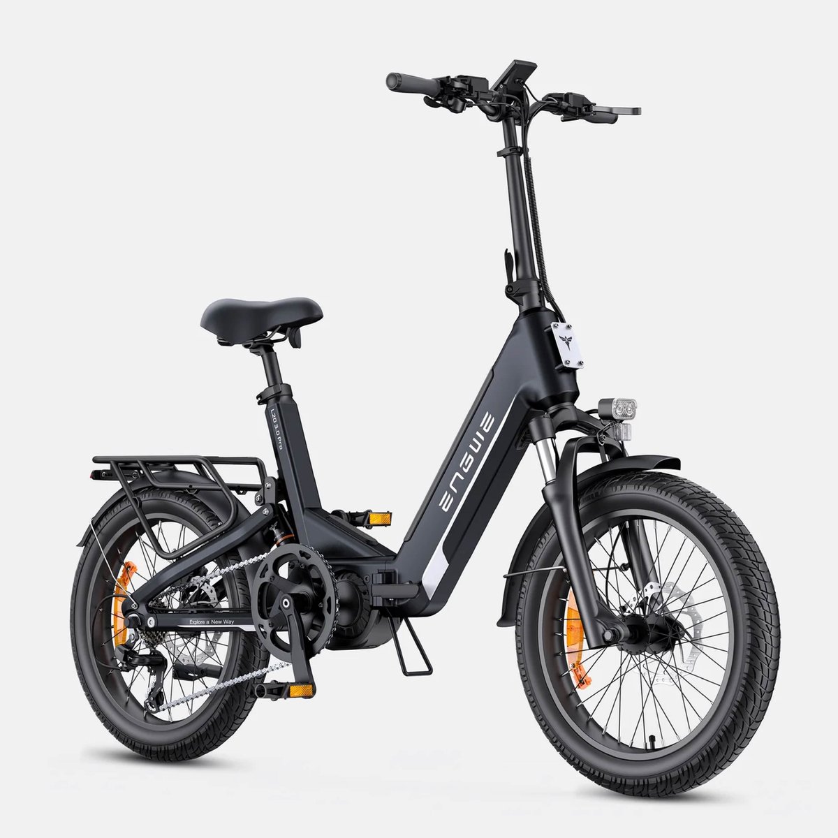 ENGWE L20 3.0 PRO E-Bike -20 inch - 96km actieradius - 250W motor - zwart