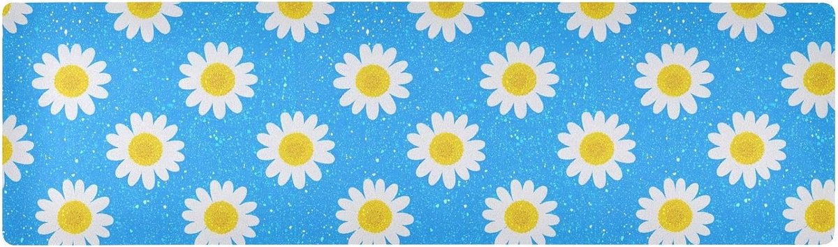 Hittebestendige Mat - Tafelloper - Keuken Beschermen - Decoratief Ontwerp - 100x30 cm - Blauw
