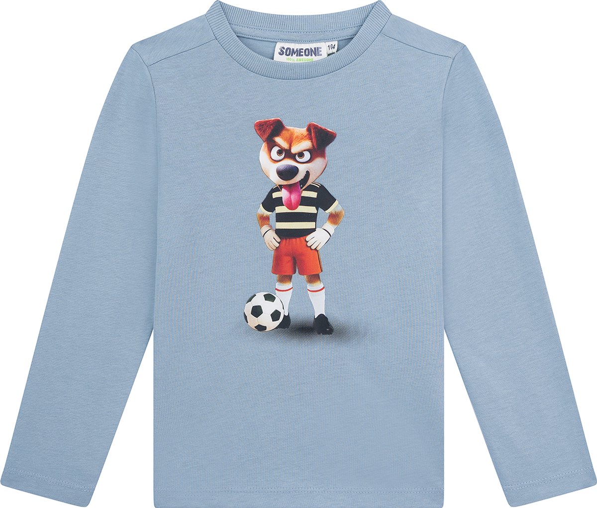 Someone BRAM-SB-03-I Jongens T-shirt - LIGHT OLD BLUE
