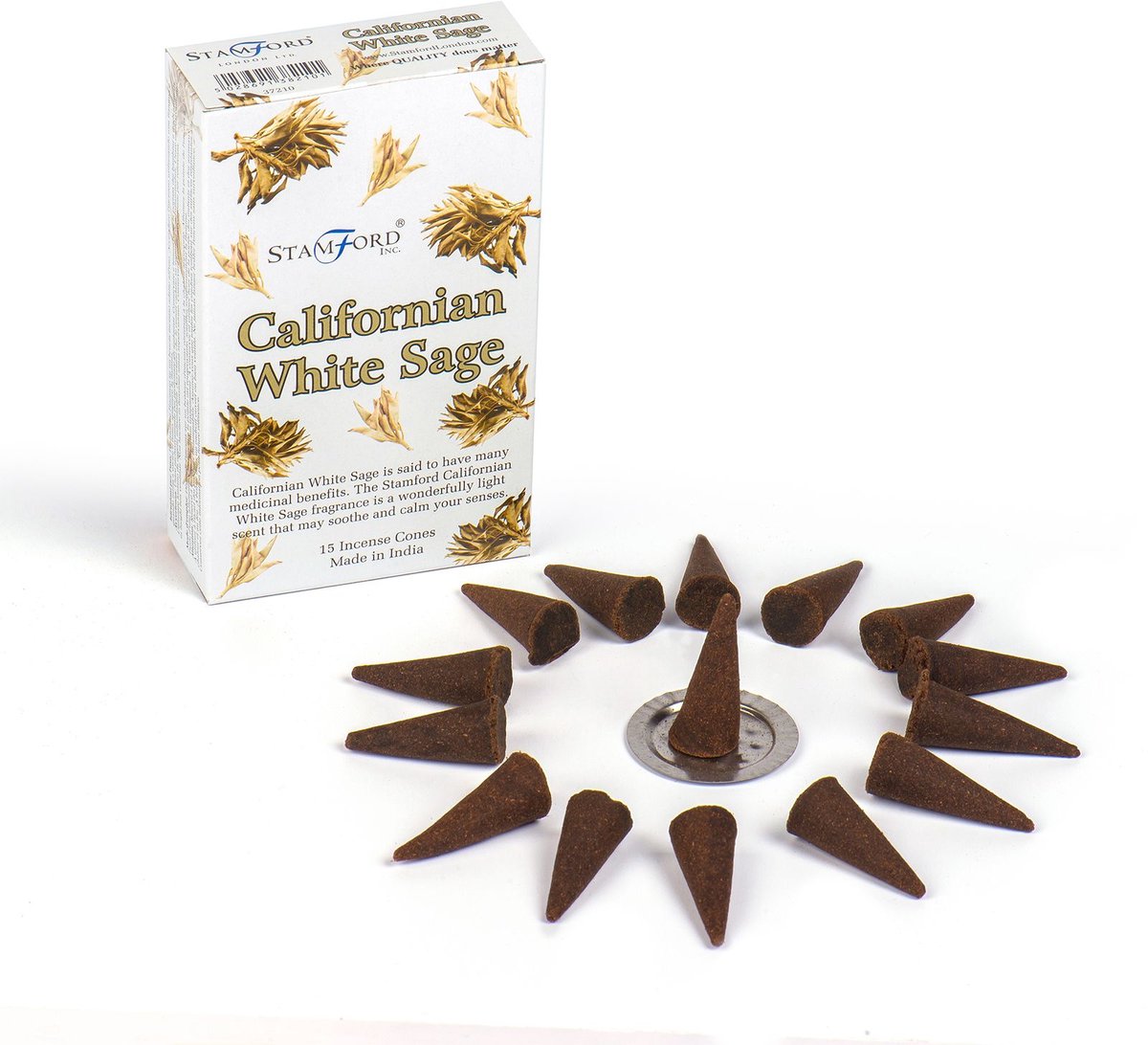 Ancient Wisdom Californian White Sage Incense Cones
