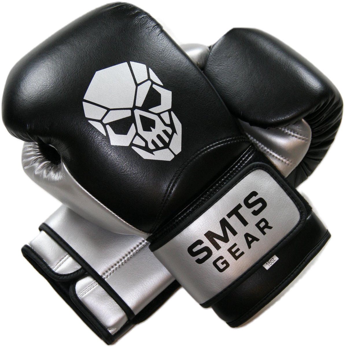 SMTS Gear V100 Bokshandschoenen Zwart/ zilver 16oz