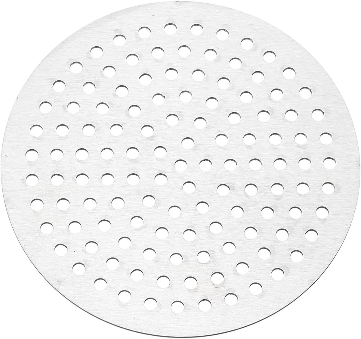 Afvoerafdekking RVS - Douchegoot rooster - Verstopping voorkomen - Duurzaam roestvrij staal - 86 cm rond - Zilver