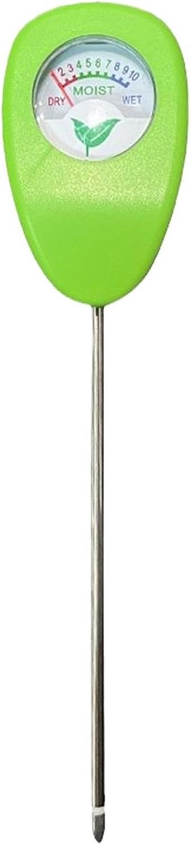 Bodem Vochtigheidsmeter - PH Tester - Planten Verzorgen - Batterijvrije Sensor - 25cm - Zilver