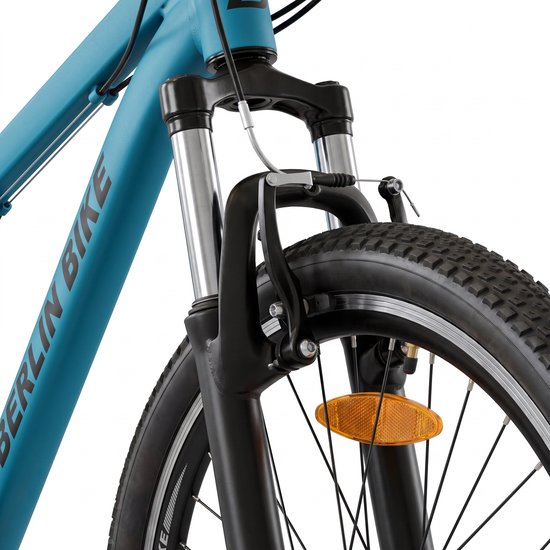 Berlin Bike Jongensfiets 24 inch - Mountainbike Kind 8-12 Jaar - 21 Versnellingen -Aluminium - Spatborden - Blauw — afbeelding 5