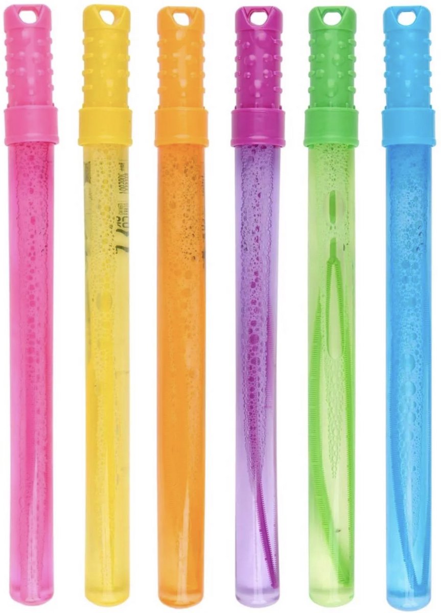 Bellenblaaszwaard - grote lange bellenblaas - set a 6 stuks - funcadeau schoencadeau - kerst cadeau tip