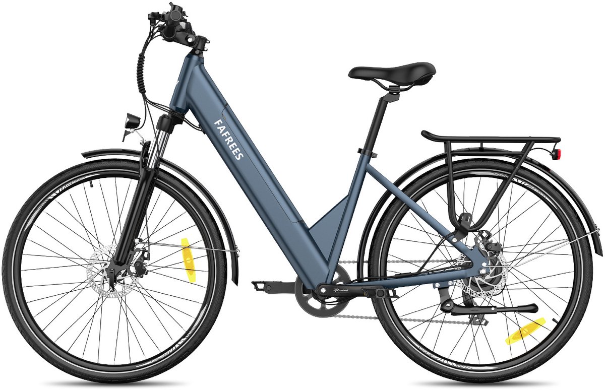 FAFREES F28 Pro Elektrische Stadsfiets – 27.5" Wielen, 36V 15Ah Accu, 65km Bereik, 7-Speed Shimano, Dubbel Geveerd – Step-Through Frame