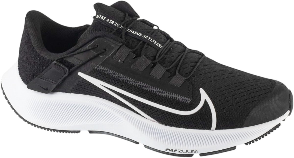 Nike Air Zoom Pegasus 38 Flyease Vrouwen Hardloopschoenen Zwart