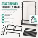 Prêt en 10 minutes: montage facile sans outils supplémentaires, toutes les pièces incluses.