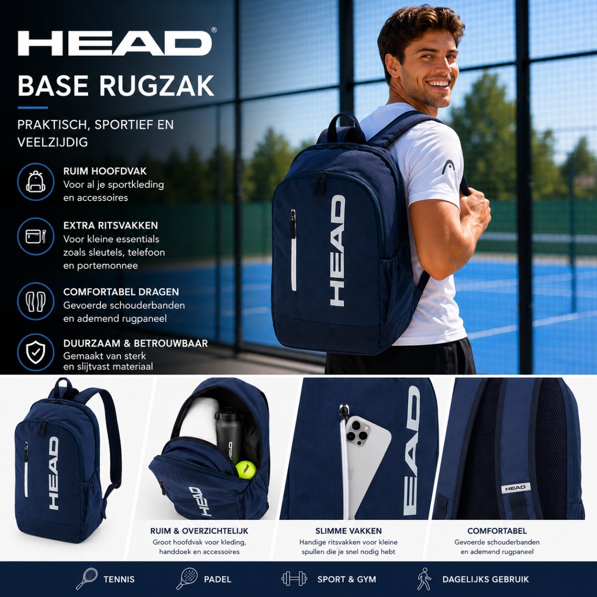 Head Base Rugzak 17L - Padel thumbnail 2