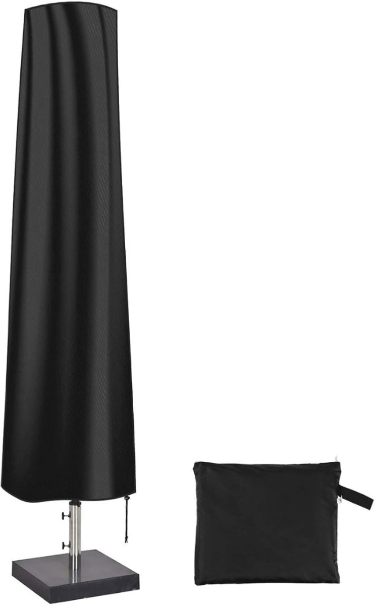 CLVP® Parasolhoes voor Zweefparasol - Parasol hoes Staande Parasol - Zwart