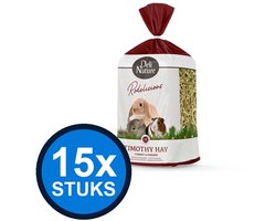 15x Deli Nature - Rodelicious timothy-hooi wortel&pastinaak 600gr - Knaagdierenvoer - 600 g