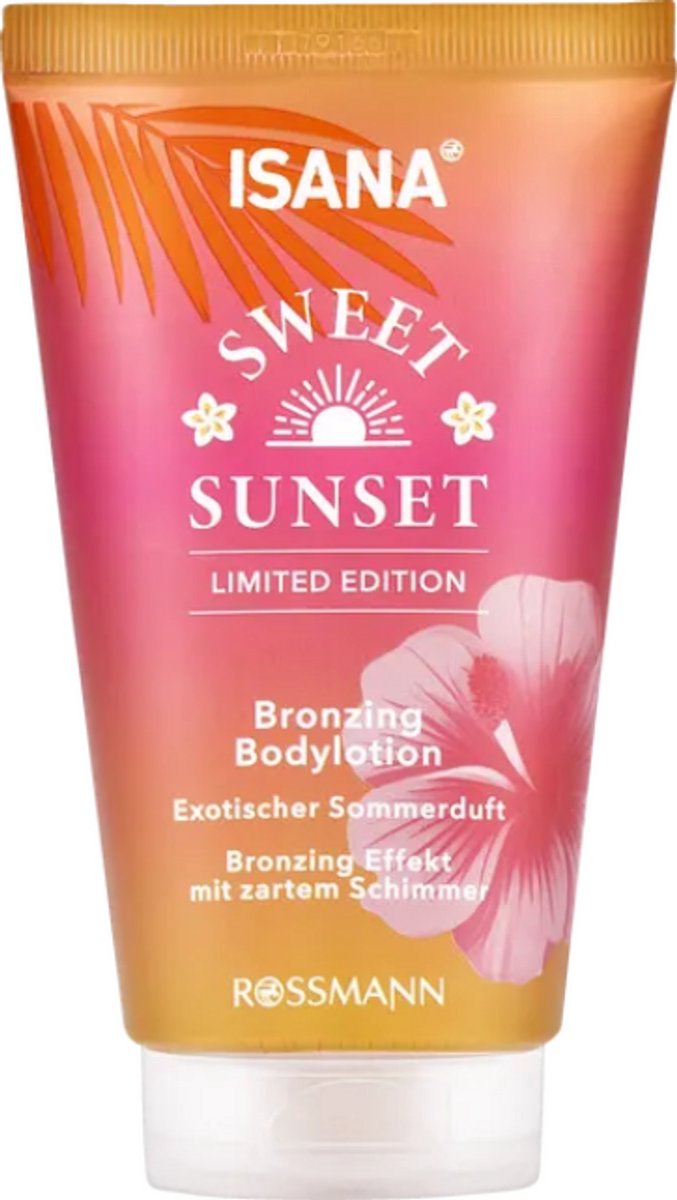 ISANA Sweet Sunset Bronzing Bodylotion - Glinsterende Body Lotion - Glanzende Teint met Hyaluronzuur - 150ml