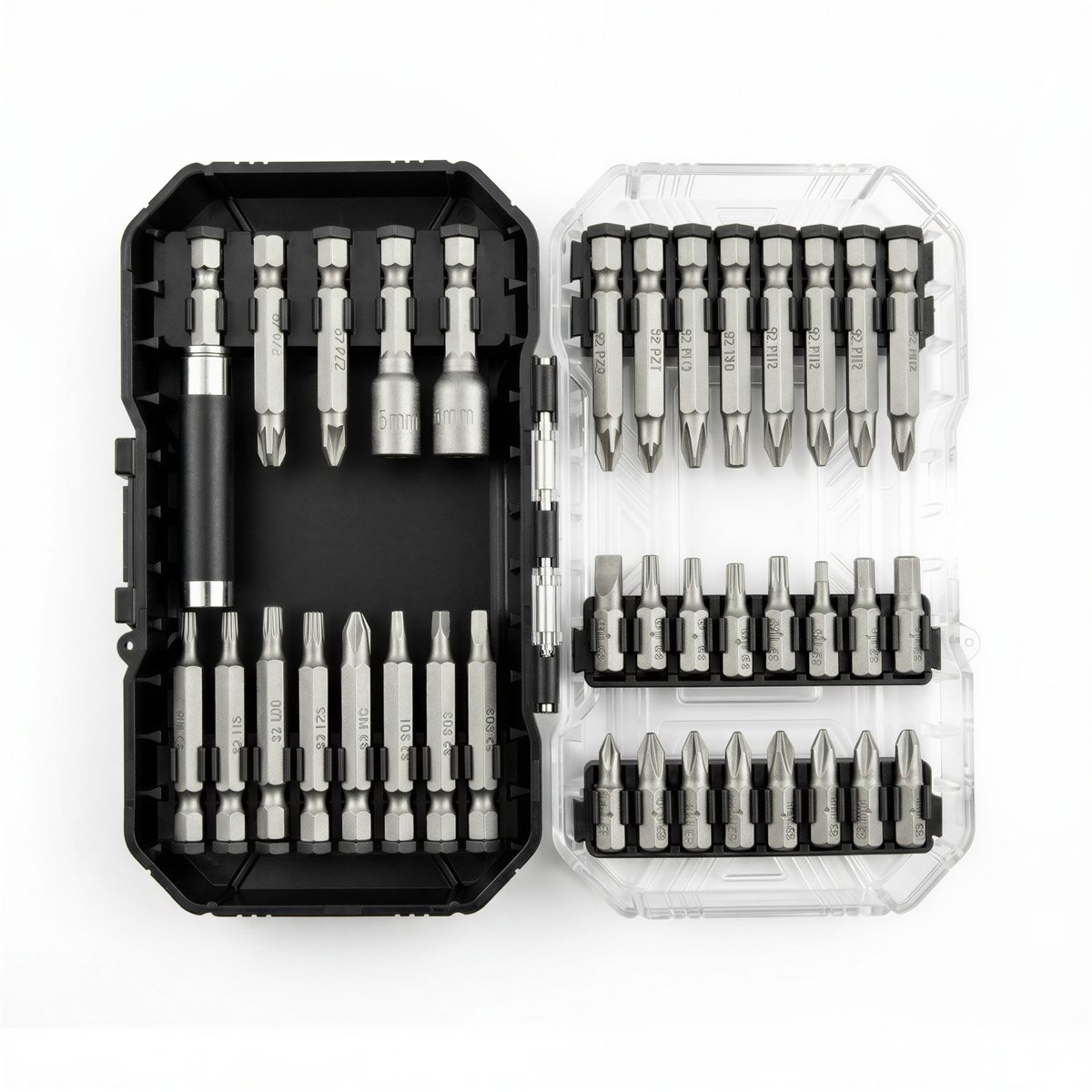 Motools Bitset Professional 37-Delig - All-in-1 Schroefbits Set met Magnetische Bithouder en Luxe Opbergkoffer