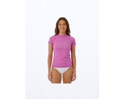 Mistral Ocean Dames Rash Guard | Roze | Maat XL | Korte Mouw | UV-Beschermend Watershirt | Voor SUP, Surfen, Windsurfen en Strand