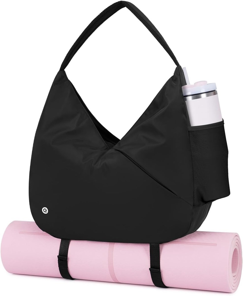 Thijox - Dames Sporttas met Yogamat Houder, Schoenenvak en Nat Vak - Multifunctionele Workout-, Dans- en Weekendtas - Ideaal voor Yoga, Reizen en Spor
