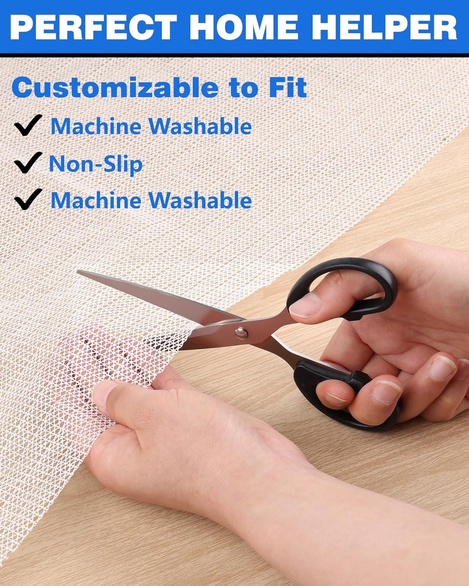 Thijox - Antislip Mat 50x80 cm - PVC Antislip Onderlegger voor Tapijt, Vloerkleed, Op Maat Knipbaar, Dun en Sterke Grip, Wasbaar, Geschikt voor Lade,