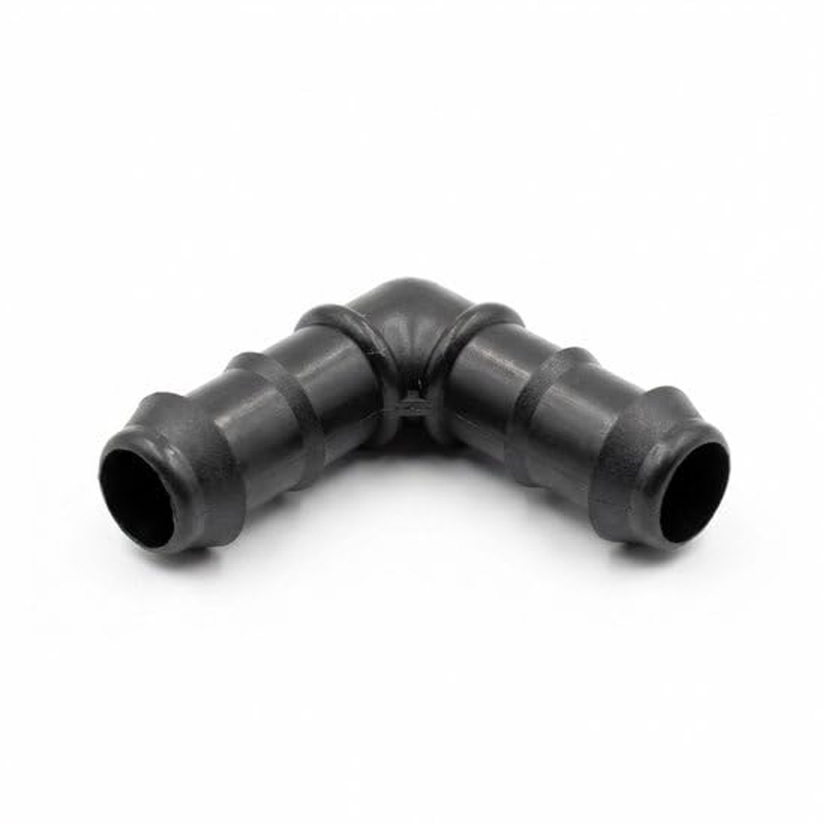 Kniekoppeling 20 x 20 mm - 90° Slangtule - Zwart - Perfect voor druppelirrigatie - ShopVlot