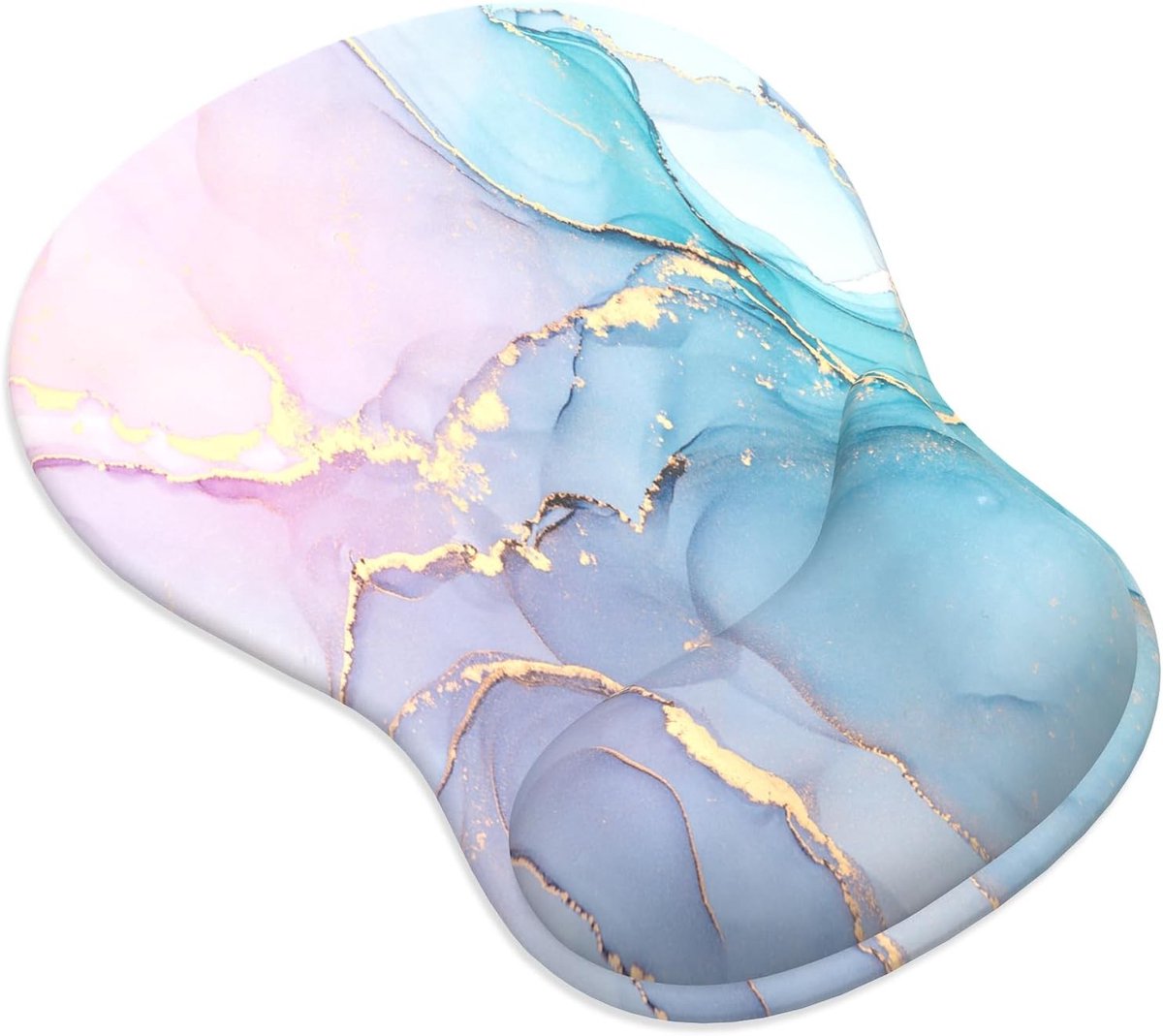 Ergonomische Muismat met Gel Kussen voor Handsteun, Zacht en Antislip, Ideaal voor Thuis en Kantoor