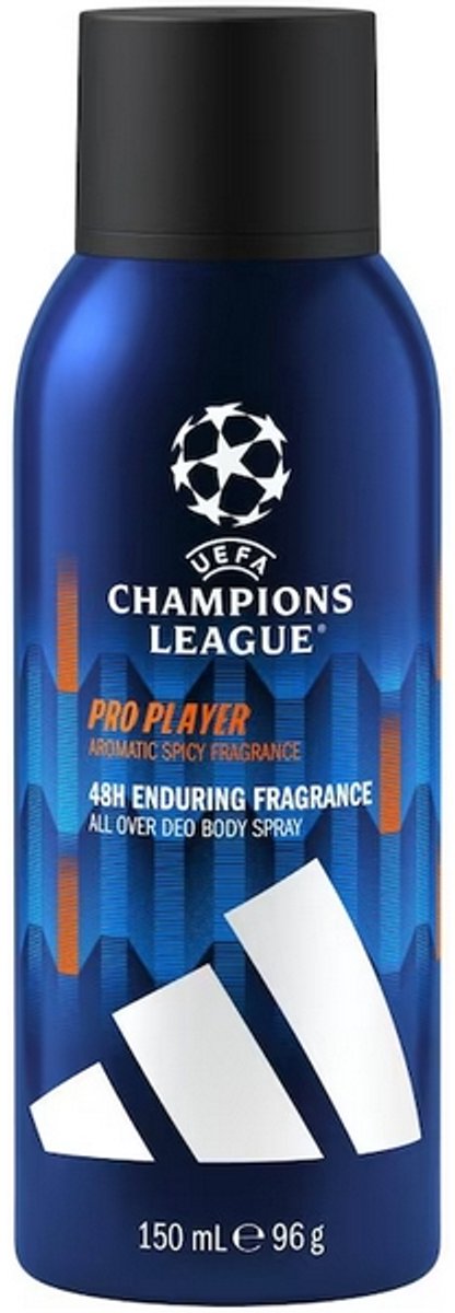 ADIDAS UEFA CHAMPIONS LEAGUE PRO PLAYER BODY DEODORANT SPRAY 150 ML