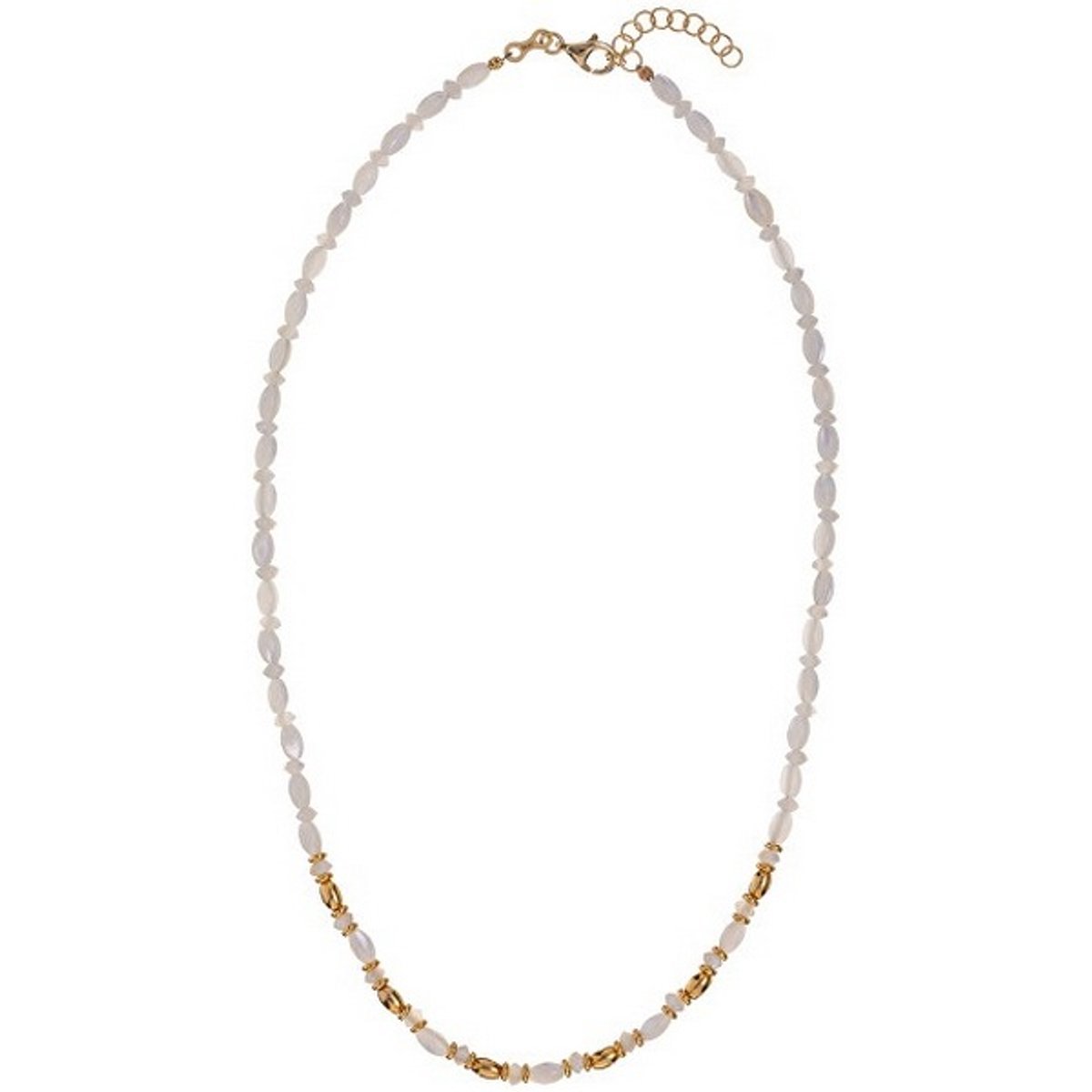 ALISIA AL4567 GOLD-PLATED KETTING MET PARELMOER 1 STUK