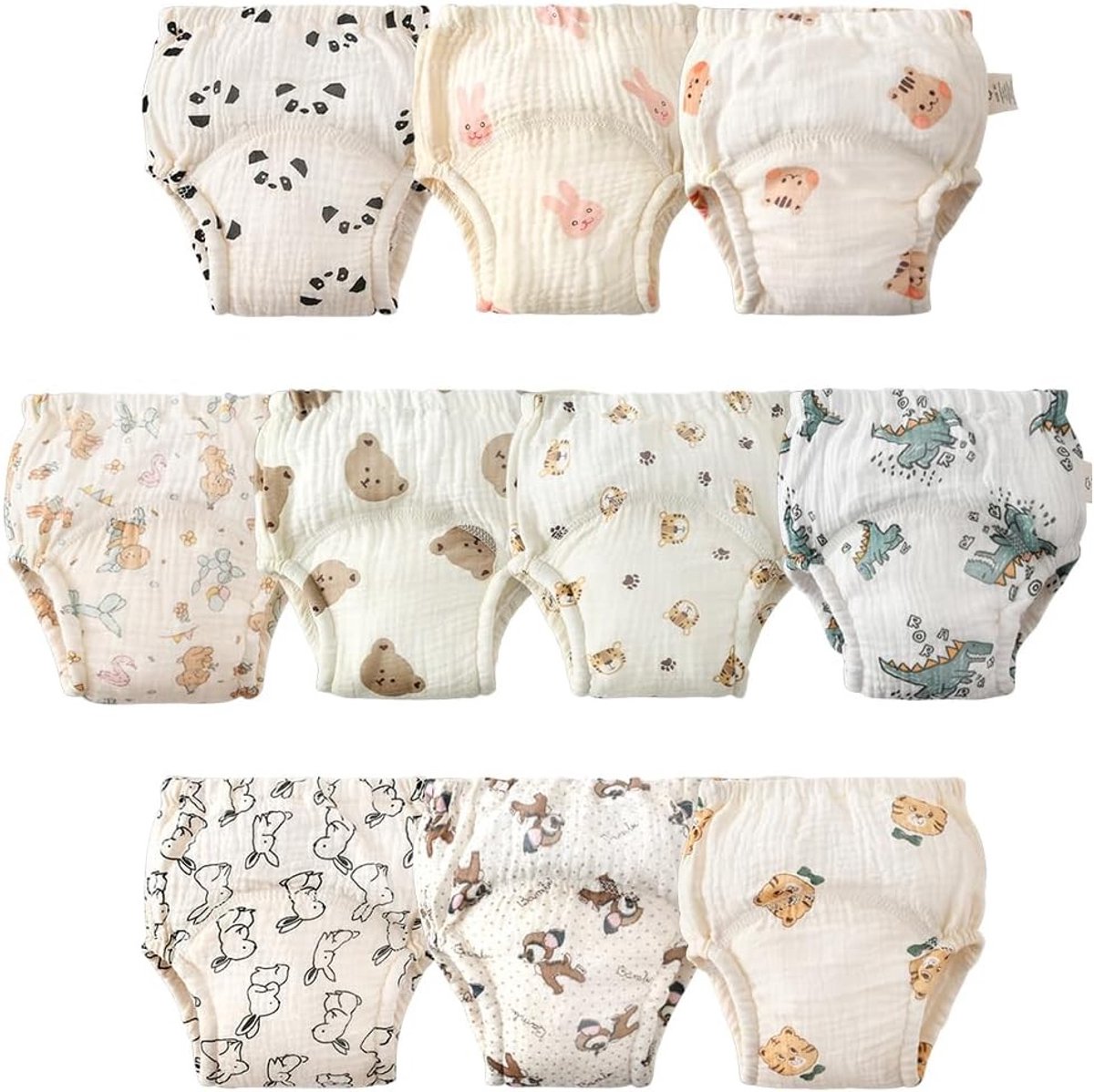 Potty Training Broekjes voor Meisjes en Jongens - Wasbare en Herbruikbare Training Pants voor Zindelijkheidstraining
