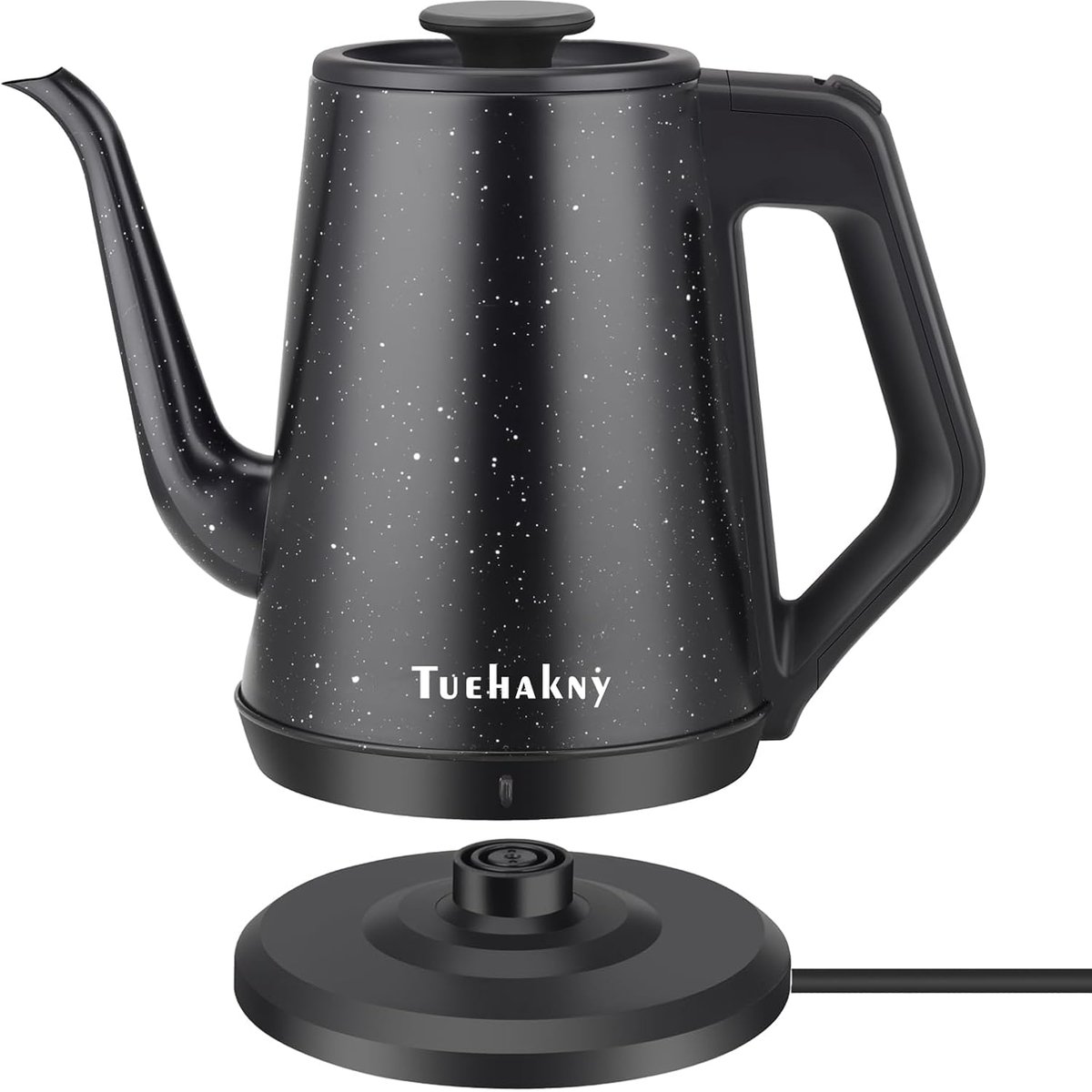 SnelShoppen - Gooseneck Elektrische Waterkoker 1.0L - Snelle 3 Min Verwarming - RVS - Automatische Uitschakeling - BPA-Vrij - Perfect voor Kantoor, Re