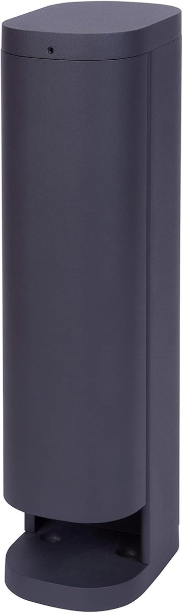 Thijox - BOLD 19448 VOLO Buitentuincontactdoos (stopcontactzuil) antraciet | Weerbestendig IP44 | 2x Schuko | 3680 Watt | Eenvoudige montage | Plastic