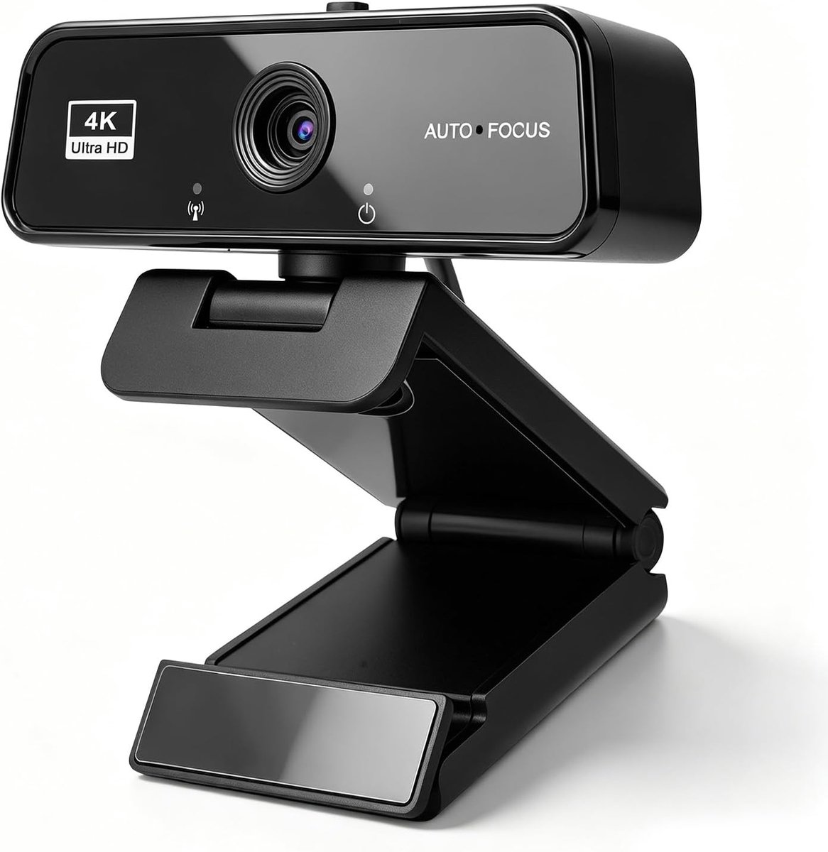 Thijox - Webcam 4K UHD pc-camera met USB A, heldere stereo-audio, automatische lichtcorrectie, autofocus, microfoon voor livestreaming, videogesprekke