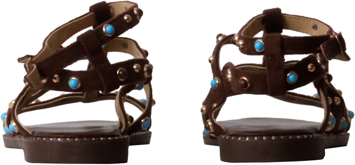 Platte sandalen met bandjes, Parijs
