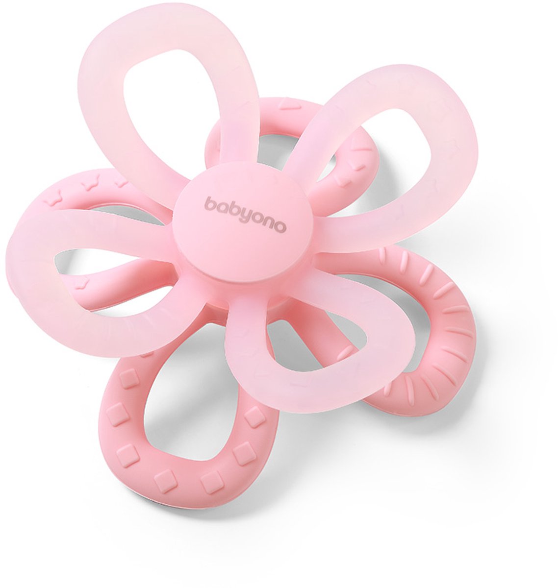 Baby Ono Flower Roze Siliconen Bijtring 1596/01