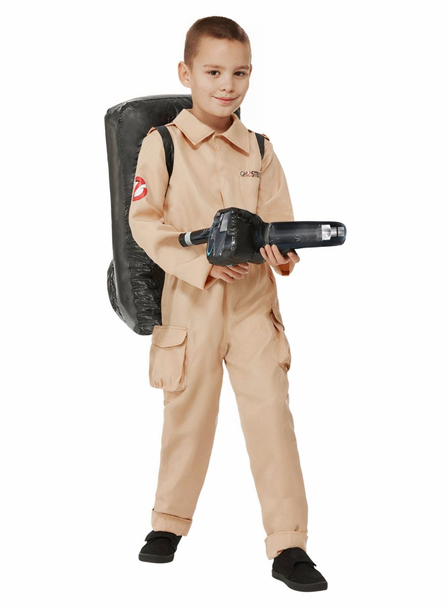 Smiffys - Ghostbusters Kinder Kostuum - Kids tm 14 jaar - Bruin