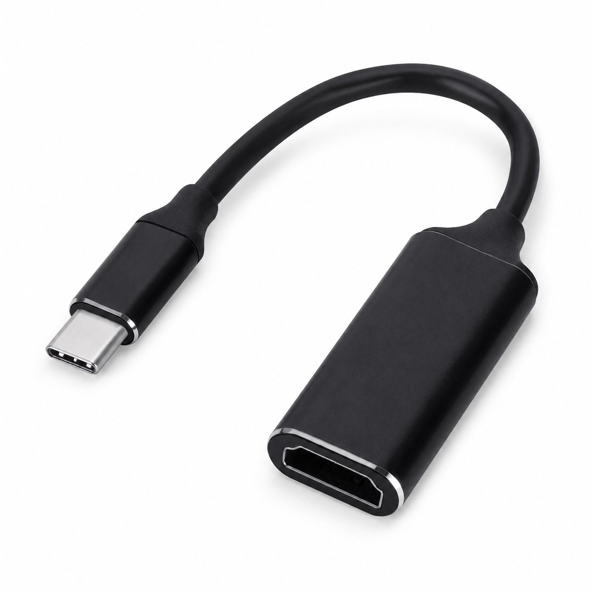 USB C naar HDMI Adapter - Ondersteunt 4K 30Hz - Converter - Type C to HDMI - Zwart