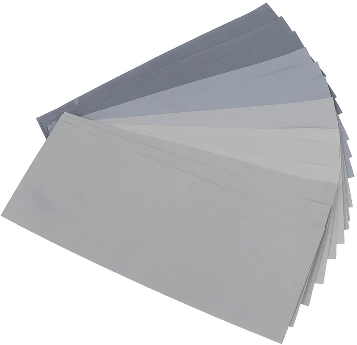 Complete set schuurpapier van 15 stuks, korrel 2000 tot 10000, siliconencarbide schuurvellen voor auto en ambachtelijke projecten