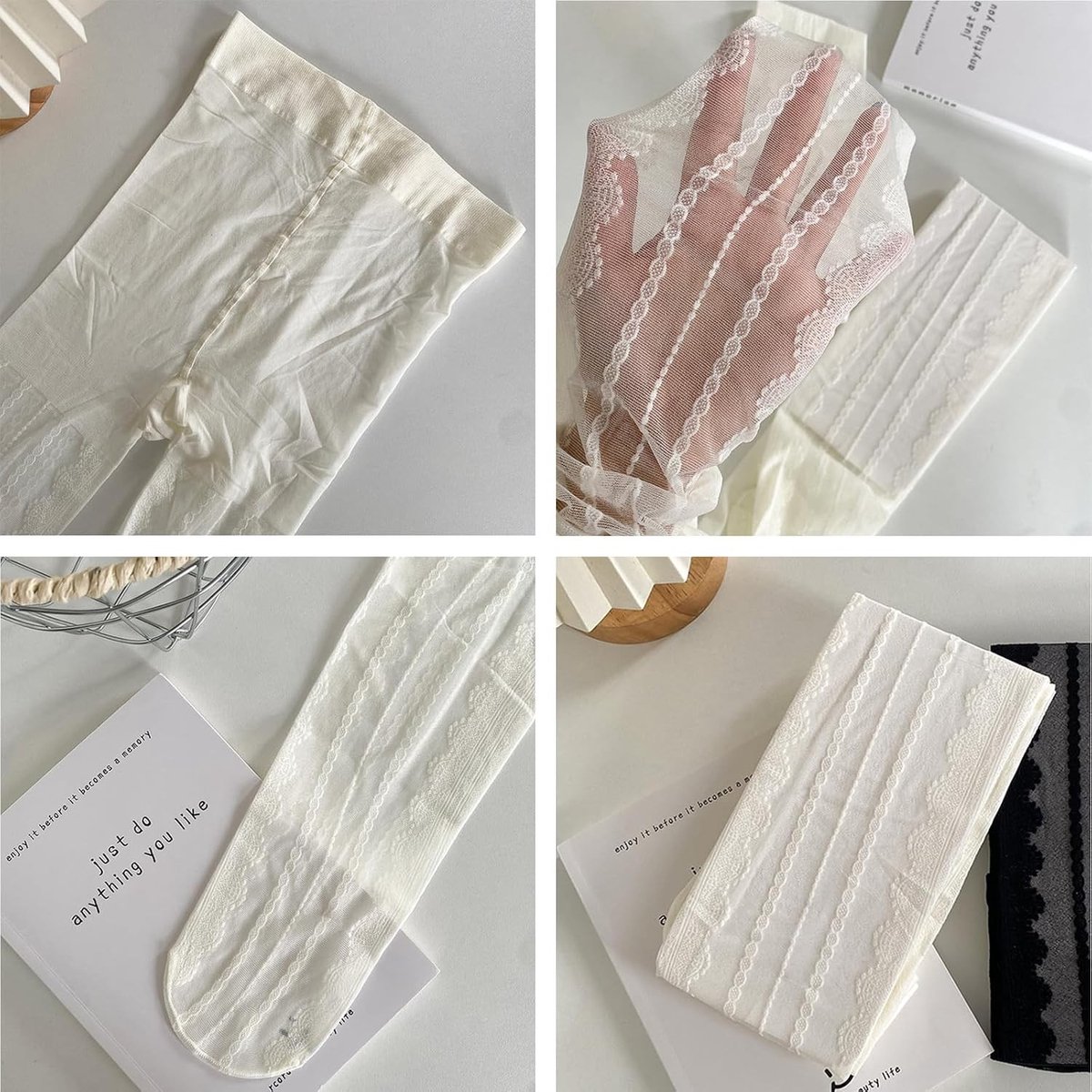 Elegante en comfortabele transparante panty's voor dames, retro stijl, perfect voor dagelijks gebruik en sexy uitstraling