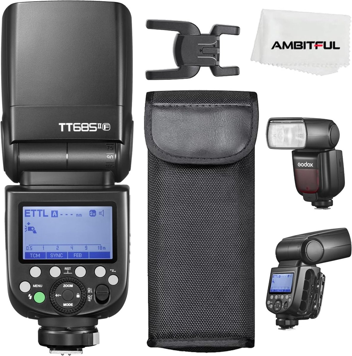 Professionele HSS Speedlite Flitser met 1/8000s en GN voor Fuji - TTL, TCM en 2.4G X Systeem