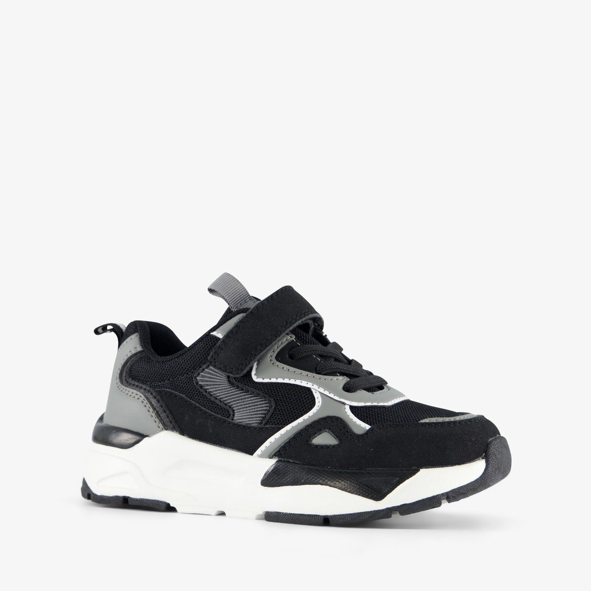 Blue Box jongens sneakers zwart grijs - Maat 31