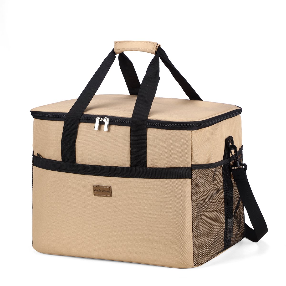 Packaway 4 Laags Geïsoleerde Lunchtas - 40 liter Koeltas - Beige