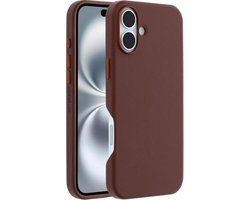 OtterBox Symmetry Cactus Leer Hoesje Geschikt voor Apple iPhone 16 Plus - Compatibel met MagSafe - Back Cover met Magneet - Bruin