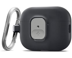 Spigen Hoesje Geschikt voor AirPods Pro 3 - Nano Pop Case met Karabijnhaak Zwart