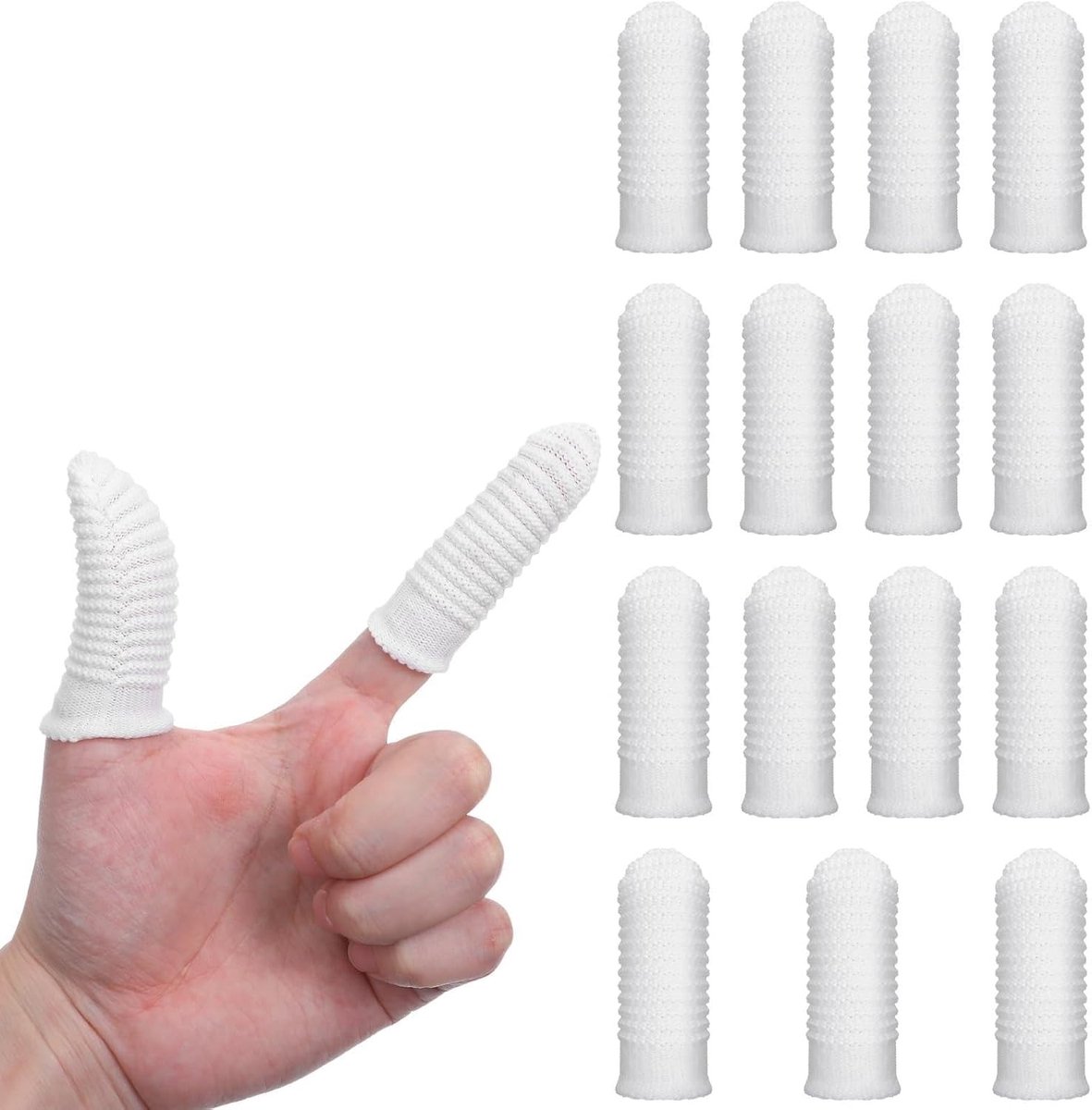 15 stuks vingervormige tandenborstels voor honden en katten, 360° tandverzorging, anti-plaque, herbruikbare huisdiertandenborstel voor optimale tandreiniging